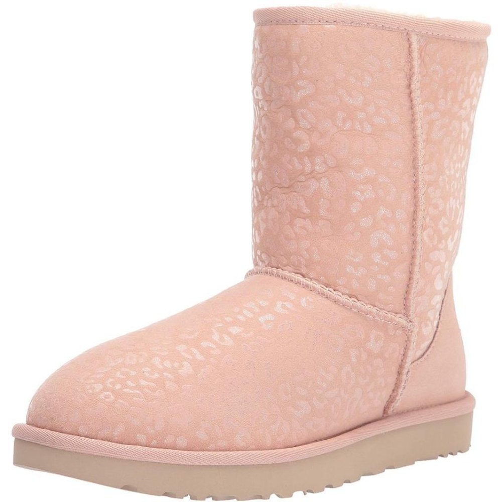 UGG WOMEN'S CLASSIC SHORT SNOW LEOPARD - Picture 2 of 4